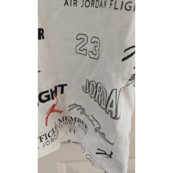 Nike Men's White Jordan Flight MVP 85 Full Logo Tshirt, Small Cotton - Picture 3 of 7